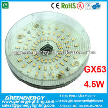 CE RoHS UL TUV GS Approved, gx53, 4.5w, led spot light